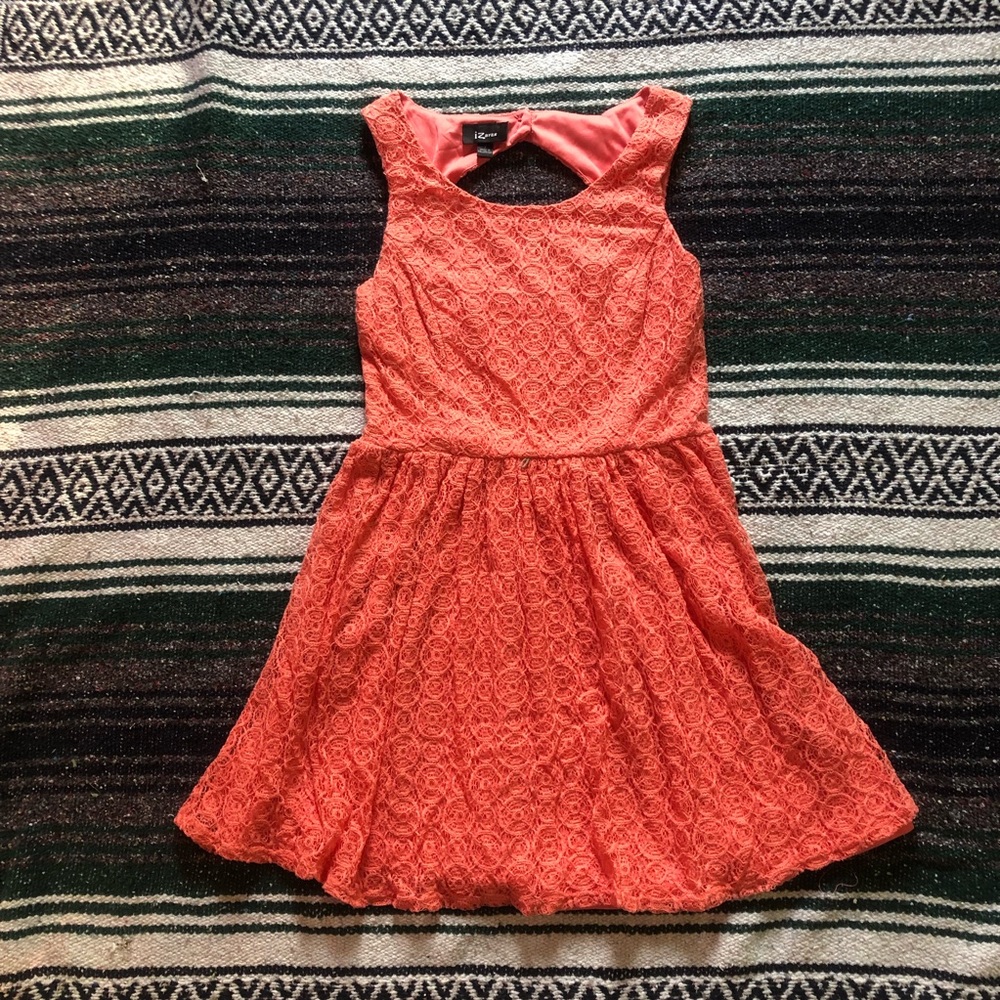 Coral dress